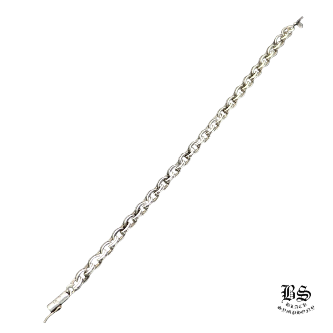 CHROME HEARTS クロムハーツ ベビーIDフローラルクロスブレスレット