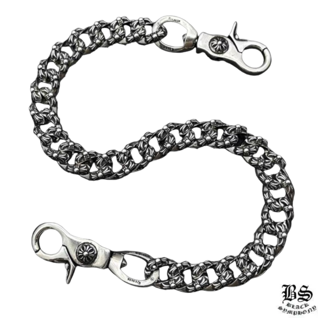 Hearts ウォレットチェーン Chrome SHORT-S クロムハーツタイプ