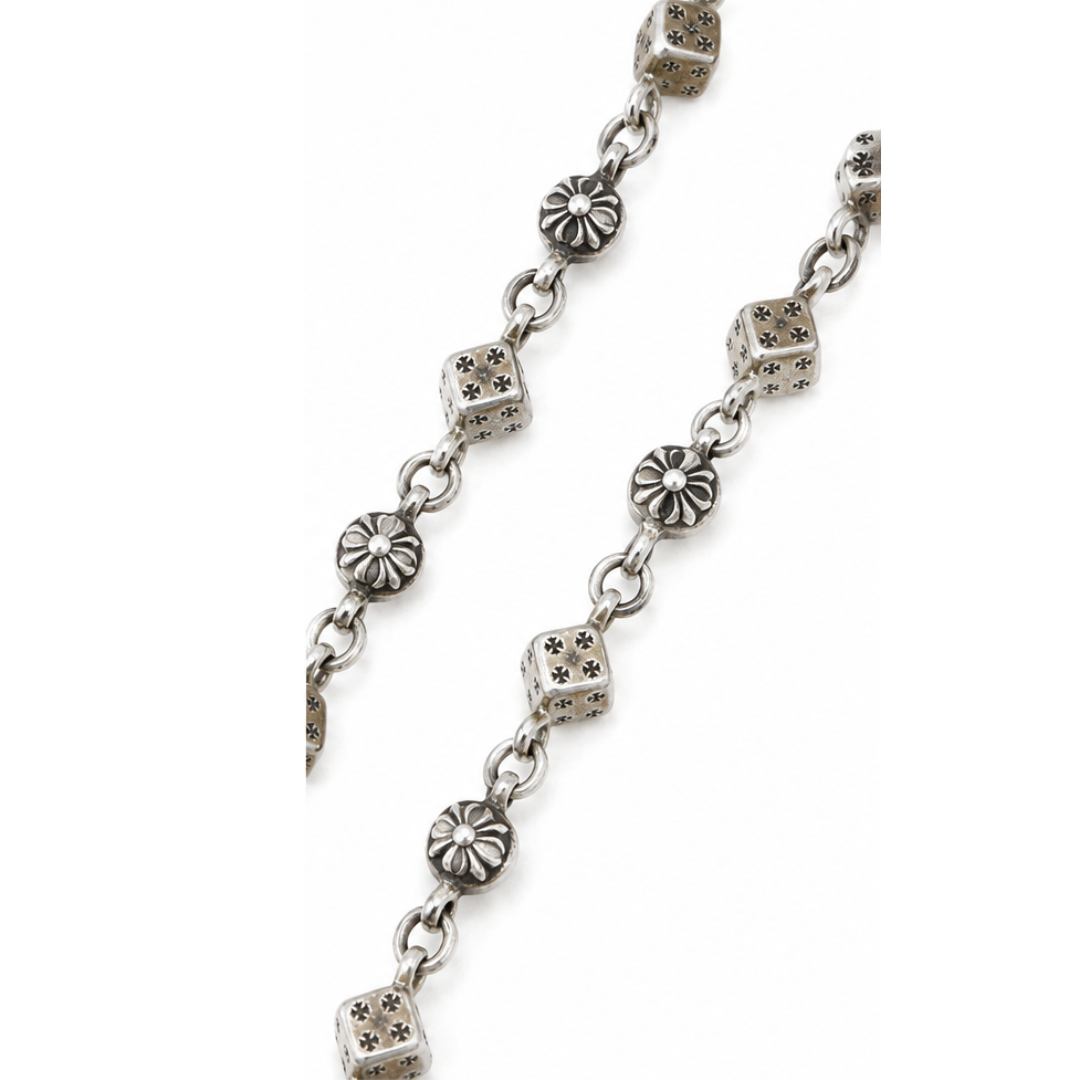 クロムハーツ（Chrome Hearts） シングルロブスタークラスプ ダイスパンツチェーン 兼キーホルダー 