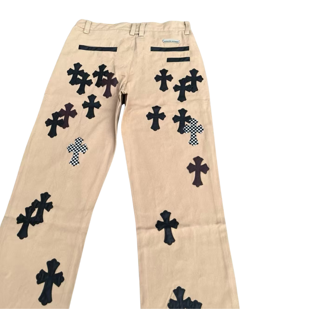 Chrome Hearts（クロムハーツ）CHINOS CEM CRS PTCH セメタリークロスパッチ チノパンツ