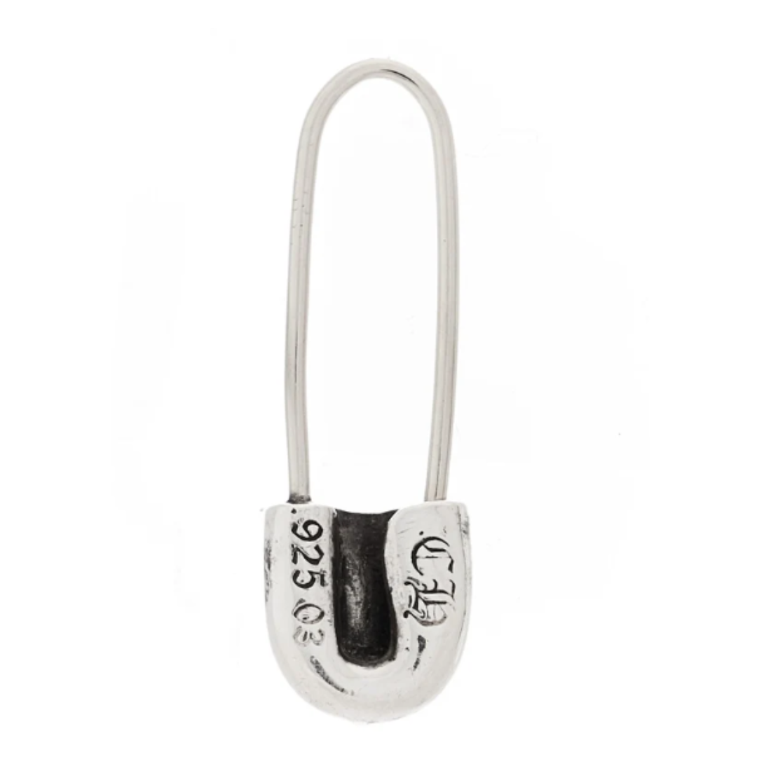 Chrome Hearts セーフティ シングル ドロップ イヤリング