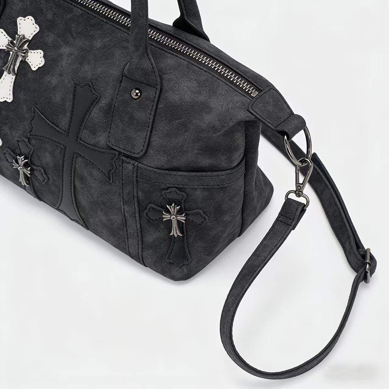 V系 バッグ メンズ モード系 ミニバッグ オラオラ系 ショルダーバッグ PUレザー 十字架 クロス 派手 alcw ミリタリーバッグ 変形 BAG ユニセックス 男 鞄 個性的 お兄系 ヴィジュアル系 ファッション 衣装 ホスト スーツ レディース おしゃれ オシャレ