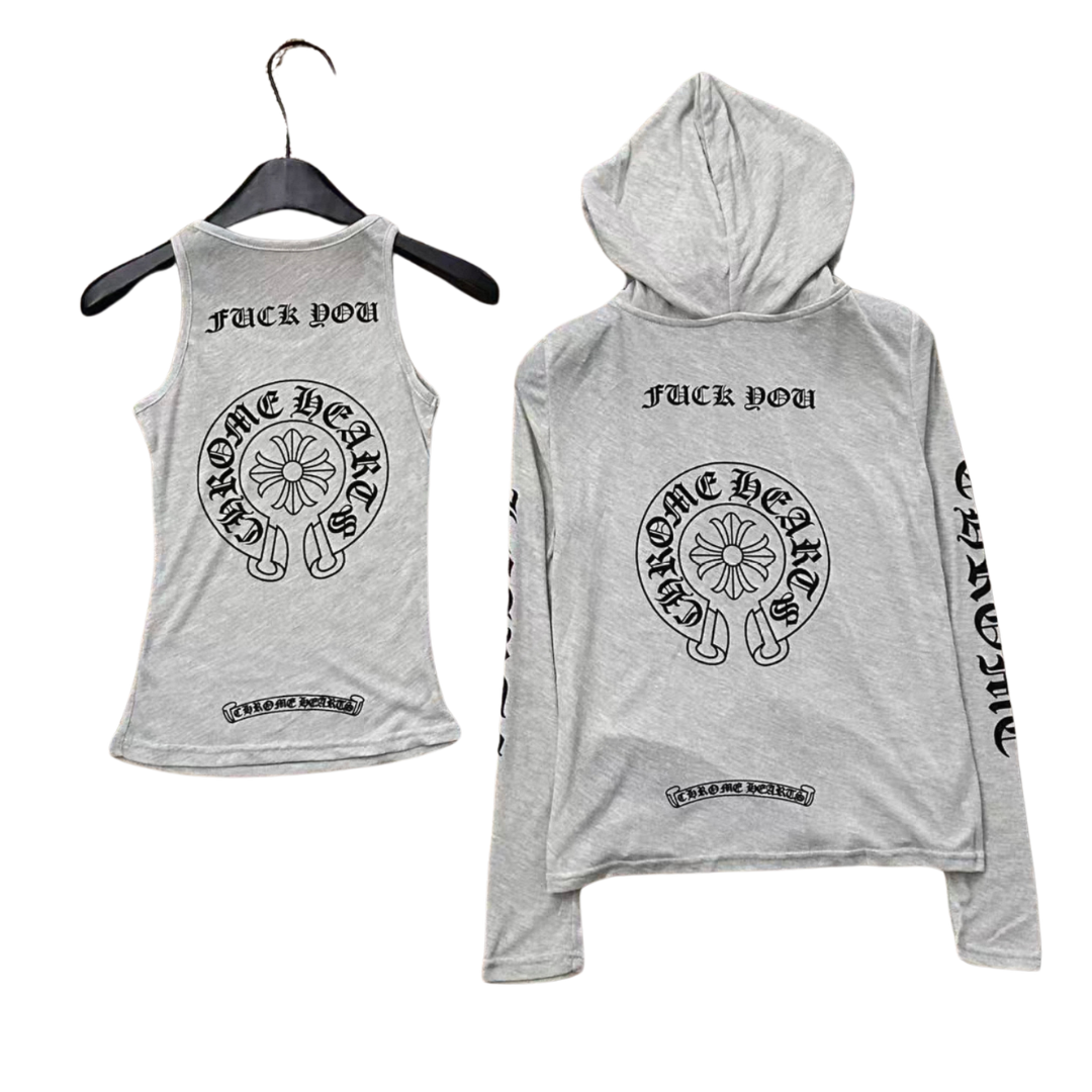 Chrome Hearts クロムハーツ フーディー ジップアップ ジャケット＋ベスト