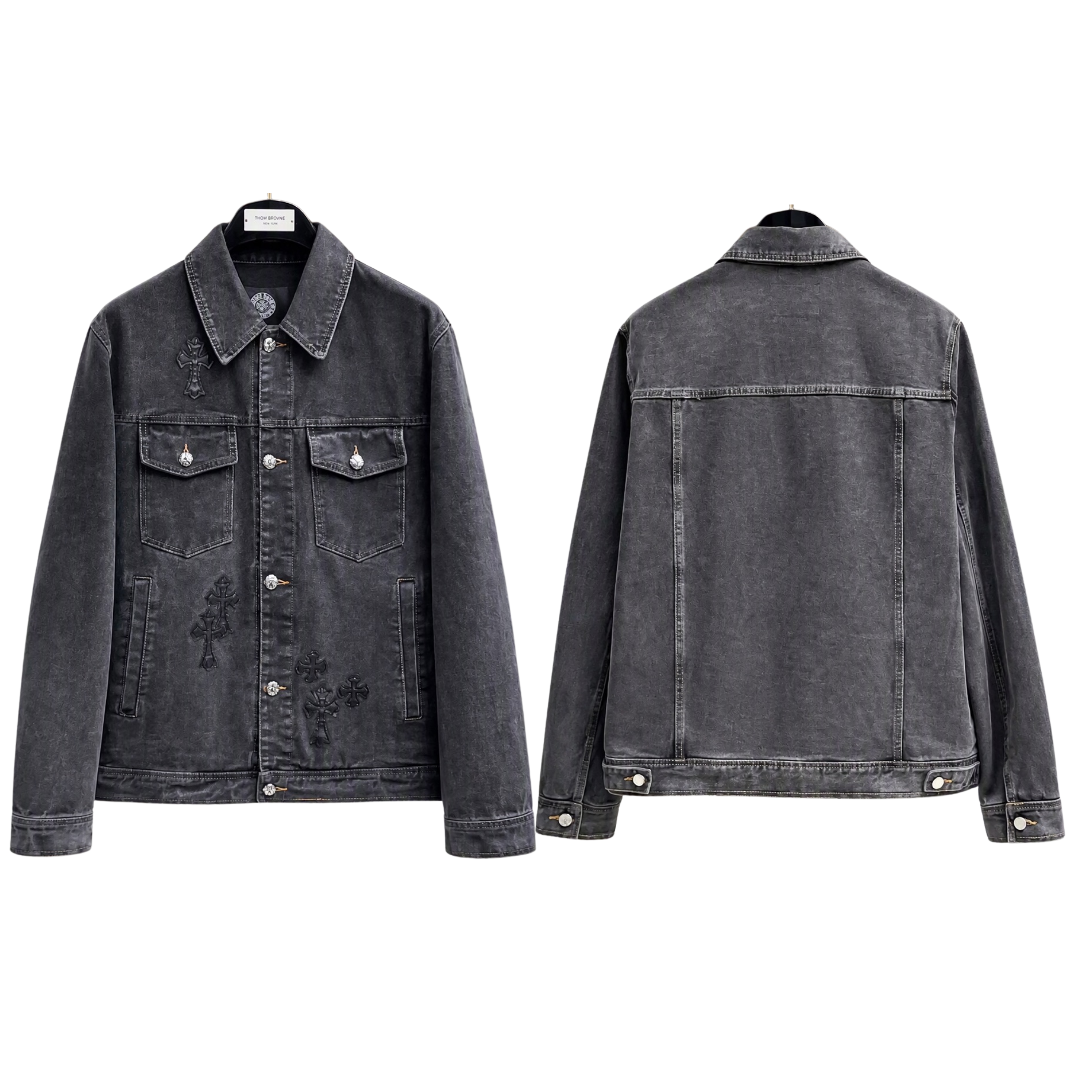 Chrome Hearts クロムハーツ 新作 デニムジャケット アウター ブルー/ブラック