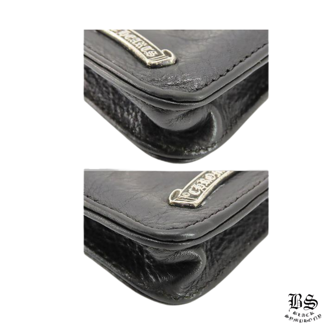 Chrome Hearts クロムハーツ 3サイドジップウォレット レザー ブラック