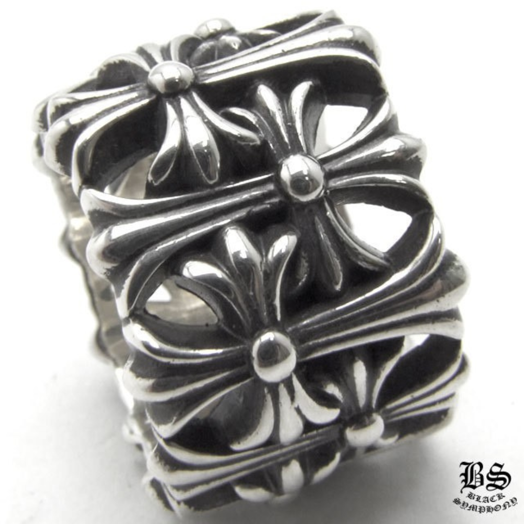 [Copy]【CHROME HEARTS/クロムハーツ】クロムハーツ ナローVバンドリング BSフレア