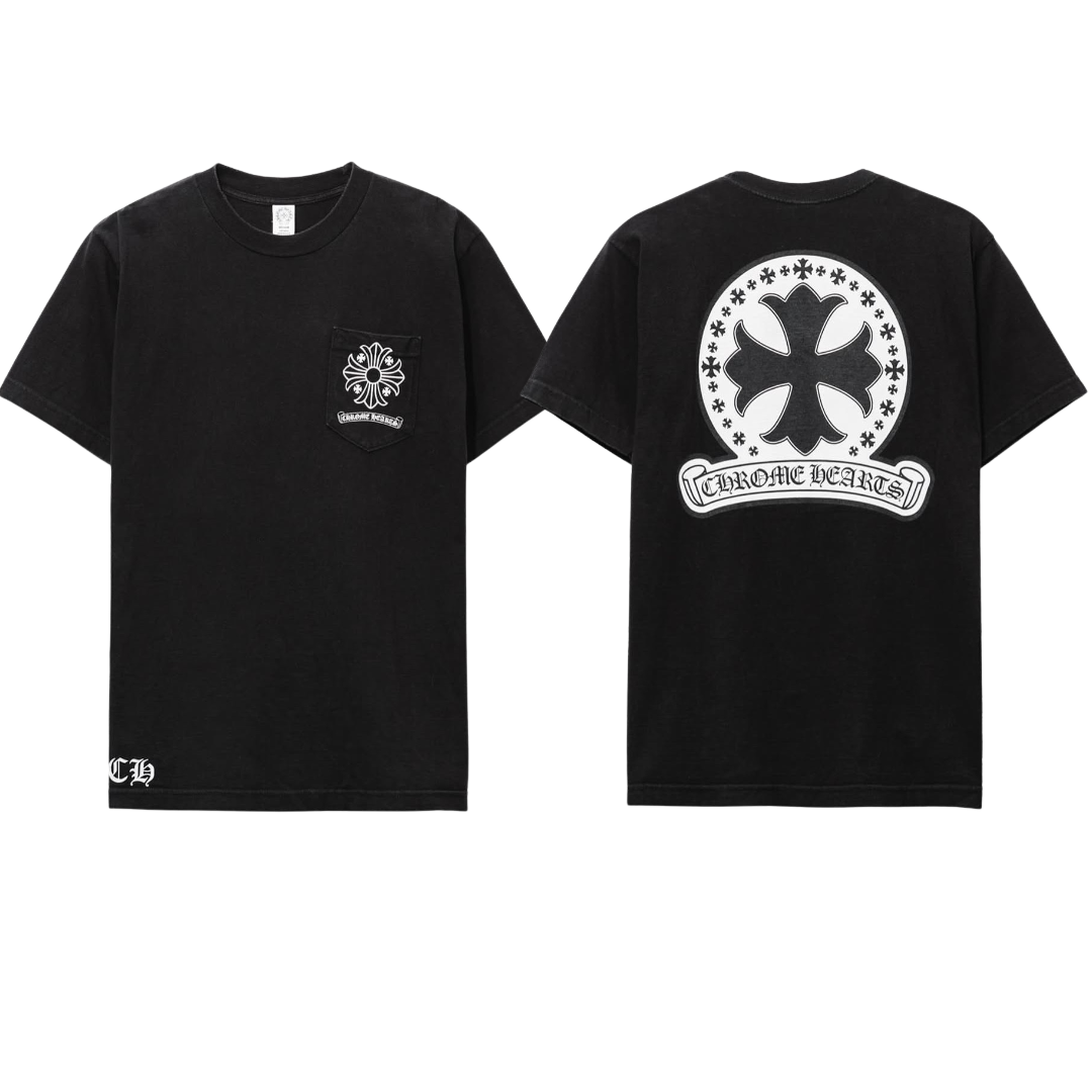 Chrome Hearts Tシャツ黒&白 H0165