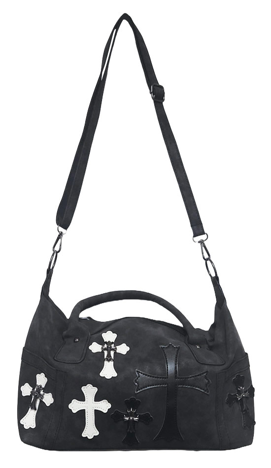 V系 バッグ メンズ モード系 ミニバッグ オラオラ系 ショルダーバッグ PUレザー 十字架 クロス 派手 alcw ミリタリーバッグ 変形 BAG ユニセックス 男 鞄 個性的 お兄系 ヴィジュアル系 ファッション 衣装 ホスト スーツ レディース おしゃれ オシャレ