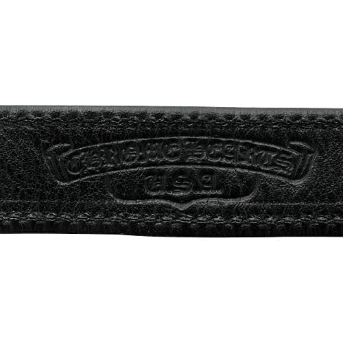 【CHROME HEARTS　クロムハーツ　Bracelet　ブレスレット】3ボタン2スナップレザーブレスレット