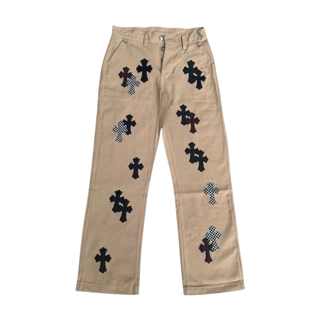 Chrome Hearts（クロムハーツ）CHINOS CEM CRS PTCH セメタリークロスパッチ チノパンツ