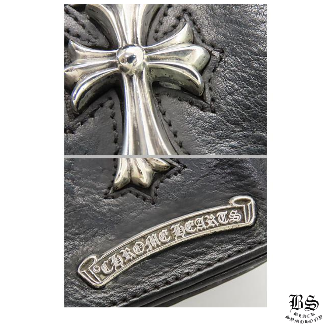 Chrome Hearts クロムハーツ 3サイドジップウォレット レザー ブラック