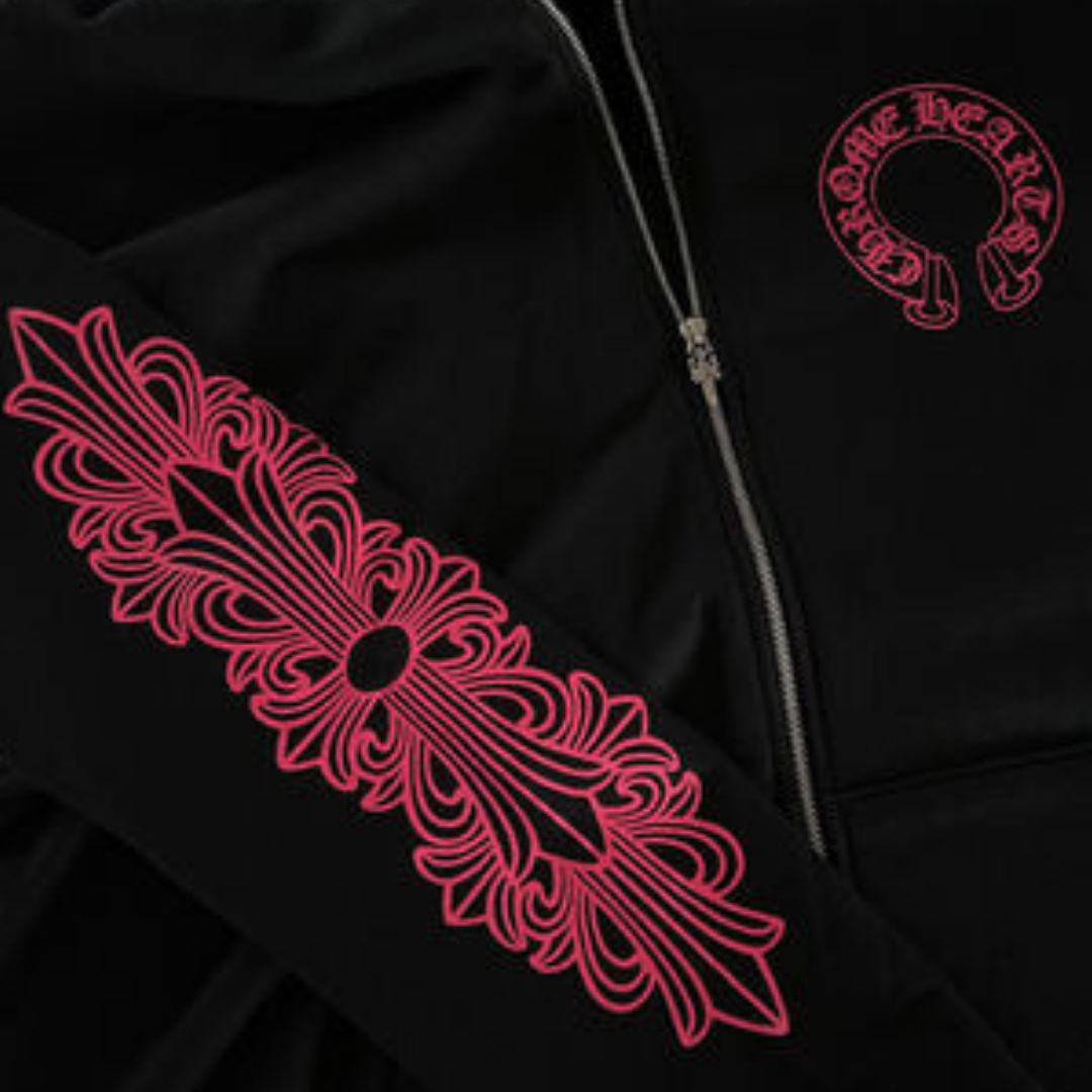 CHROME HEARTS クロムハーツ フローラルクロスパーカー（ジップアップ