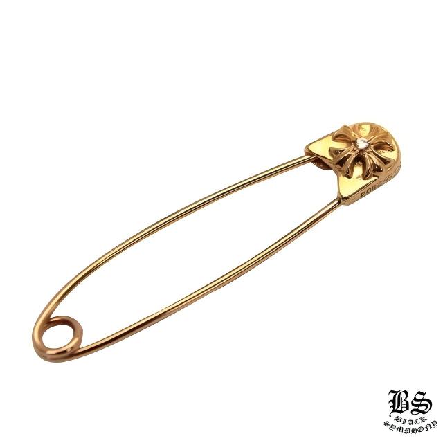 クロムハーツ CHプラス セーフティーピンwithダイヤモンド22K