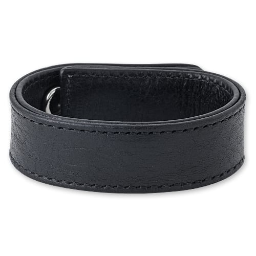 【CHROME HEARTS　クロムハーツ　Bracelet　ブレスレット】3ボタン2スナップレザーブレスレット