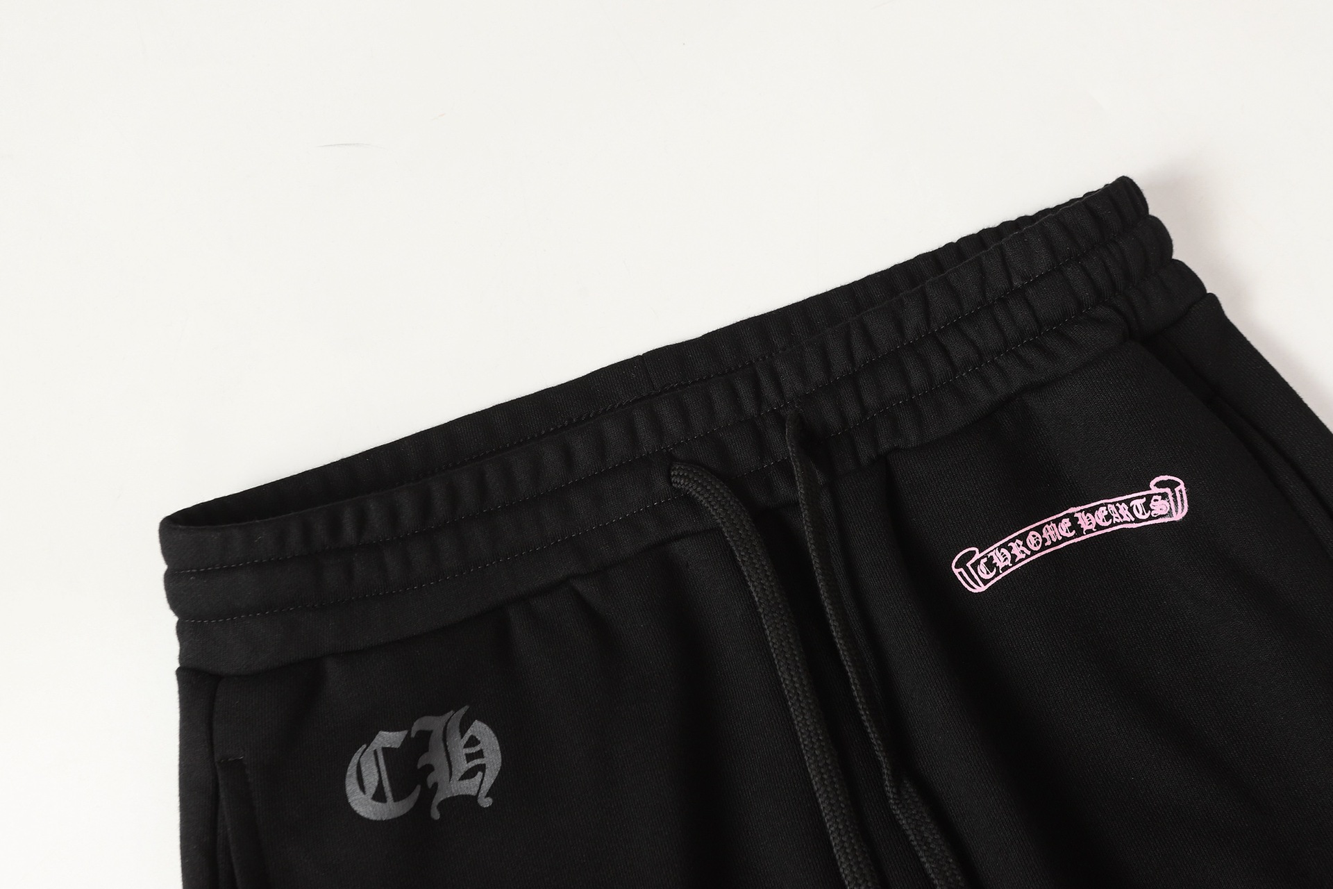 クロムハーツ Black & Pink Deadly Doll スウェットパンツ