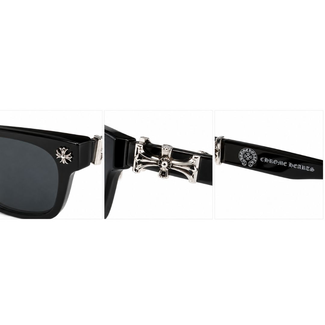 クロムハーツ メガネ 度なし クロムハーツ サングラス CHROME HEARTS ユニセックス UVカット ラッピング無料