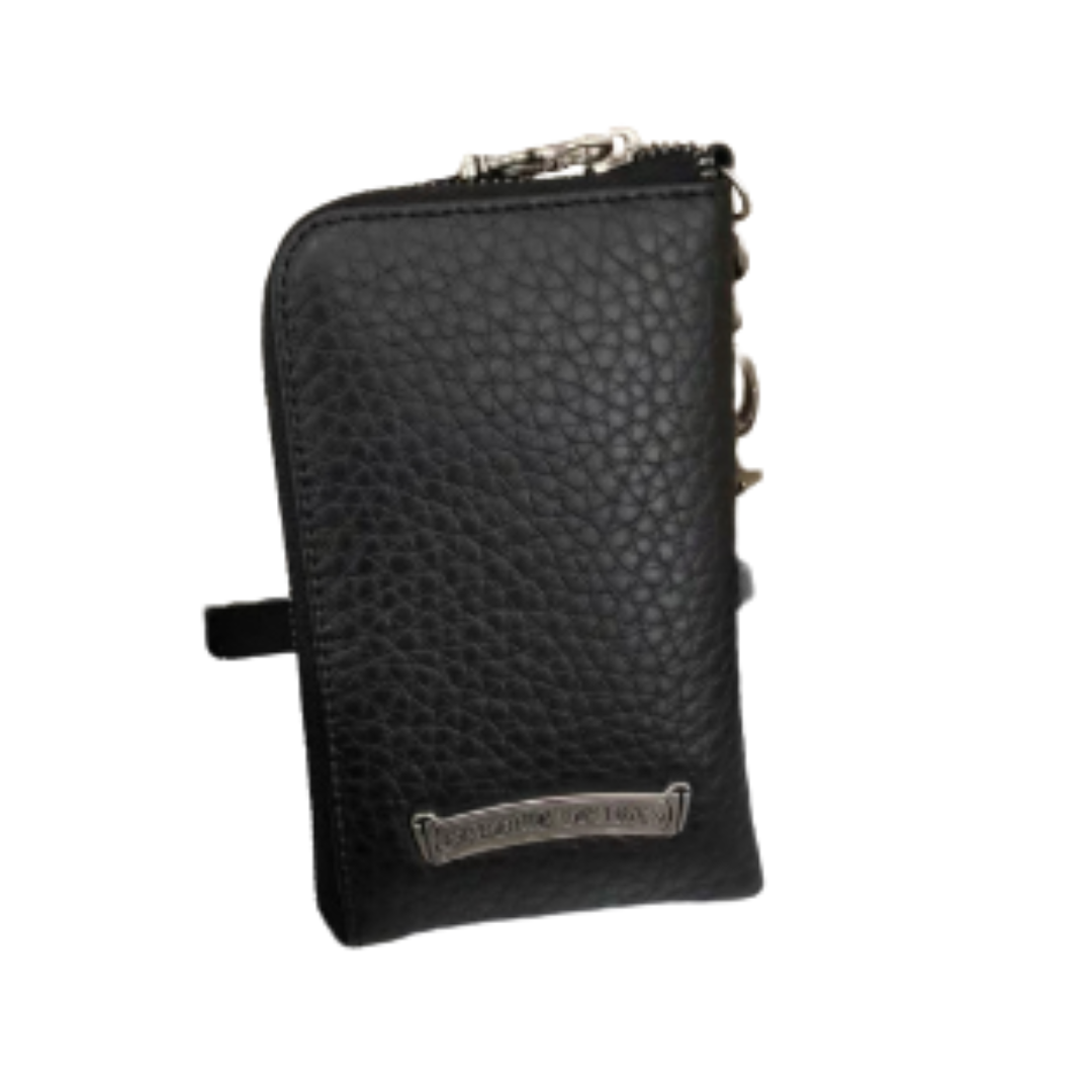 CHROME HEARTS（クロムハーツ）大クロスパッチ　ダガーチャック　ジップウォレット