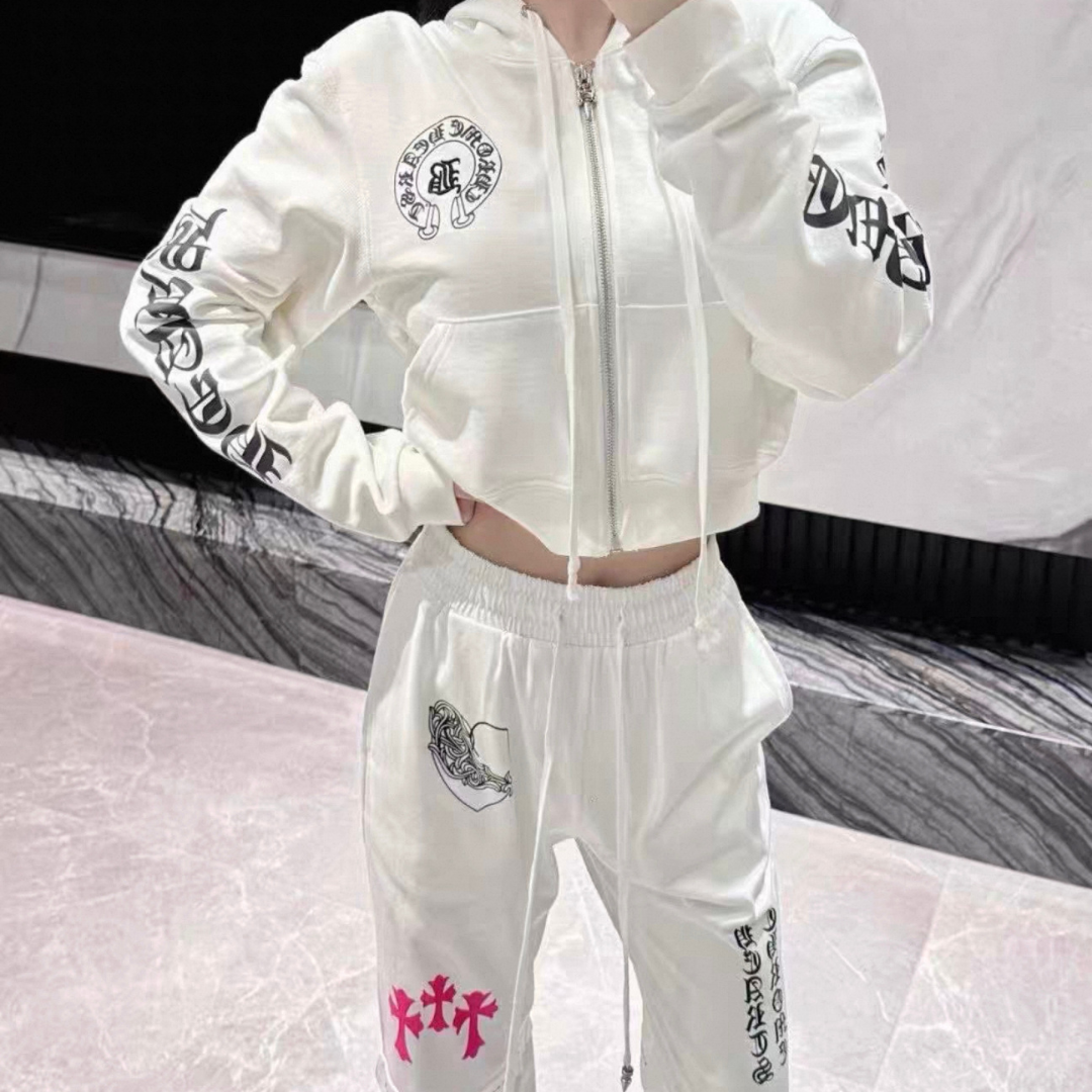 Chrome Hearts Cropped Hoodie​ 