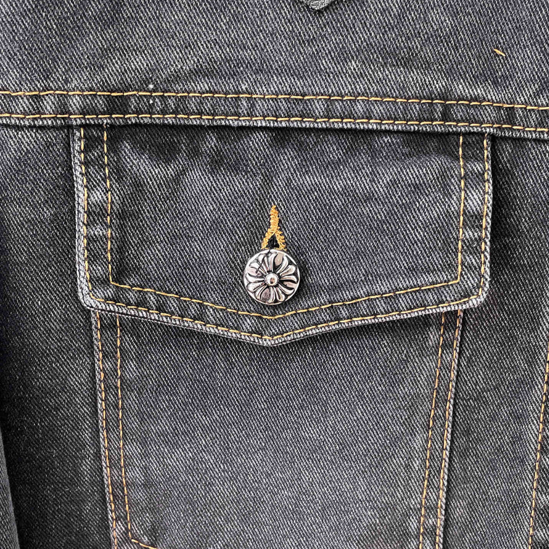 Chrome Hearts クロムハーツ 新作 デニムジャケット アウター ブルー/ブラック