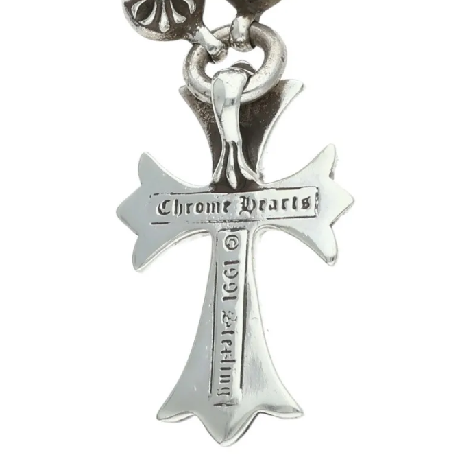 Chrome Hearts シルバーネックレス #1 CRSBL CHN SML CH CRS/クロスボールチェーンスモールCHクロス