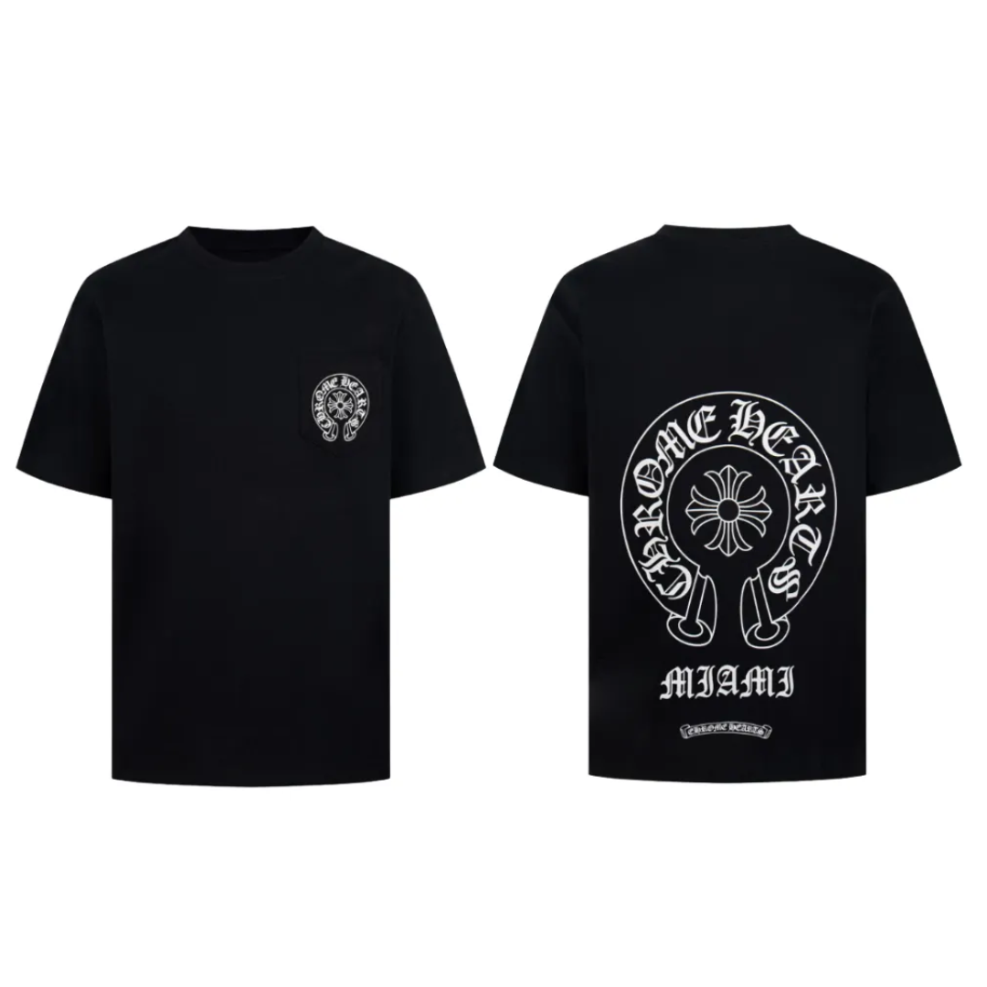 Chrome Hearts Tシャツ黒&白 H0165