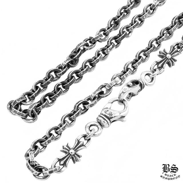 クロムハーツペーパーチェーン ネックレス 2クリップ 30インチ(約76cm)