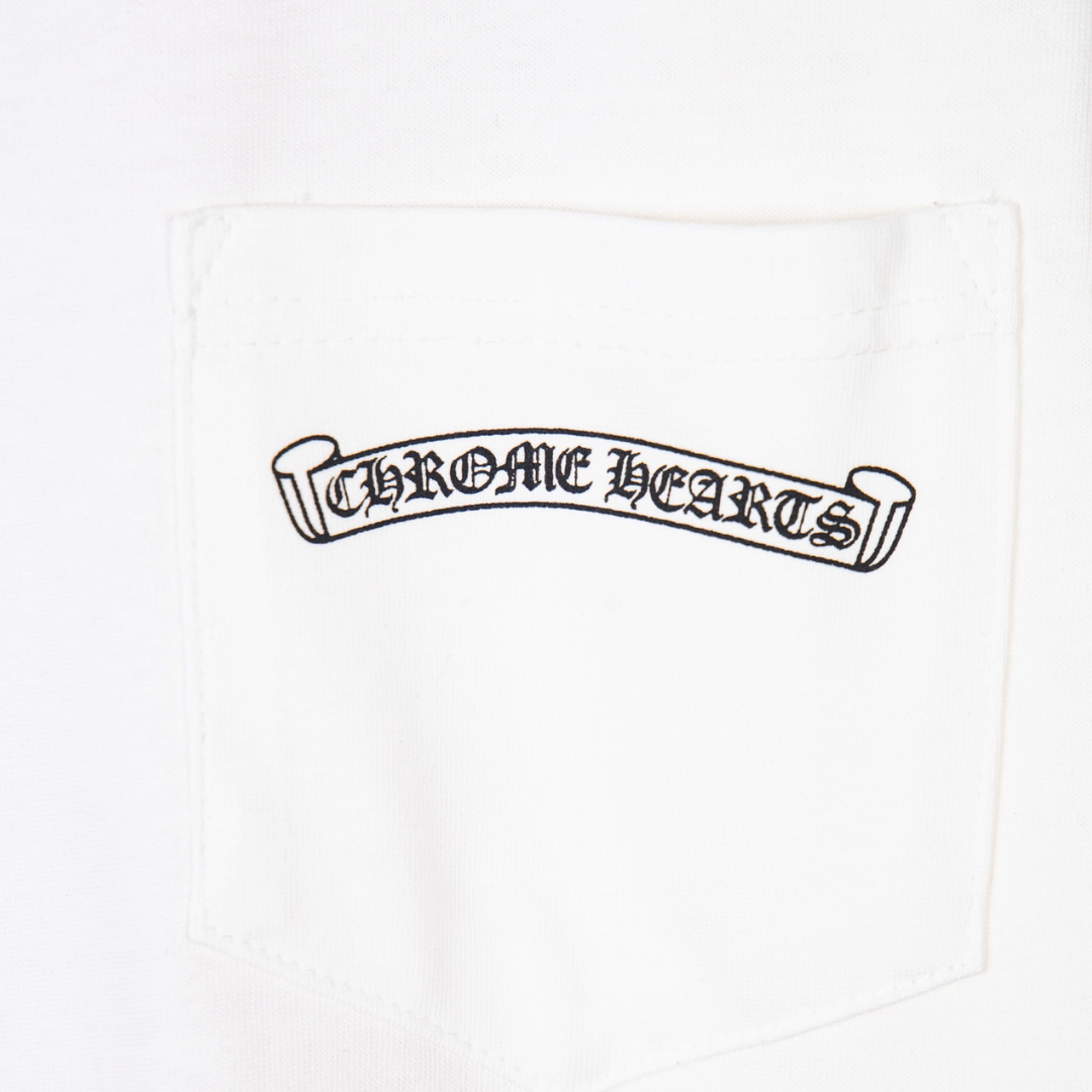 Chrome Hearts Eye Chart Dagger  T-shirt ロンT