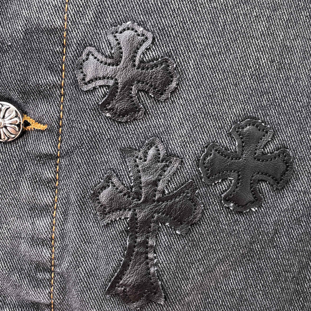 Chrome Hearts クロムハーツ 新作 デニムジャケット アウター ブルー/ブラック