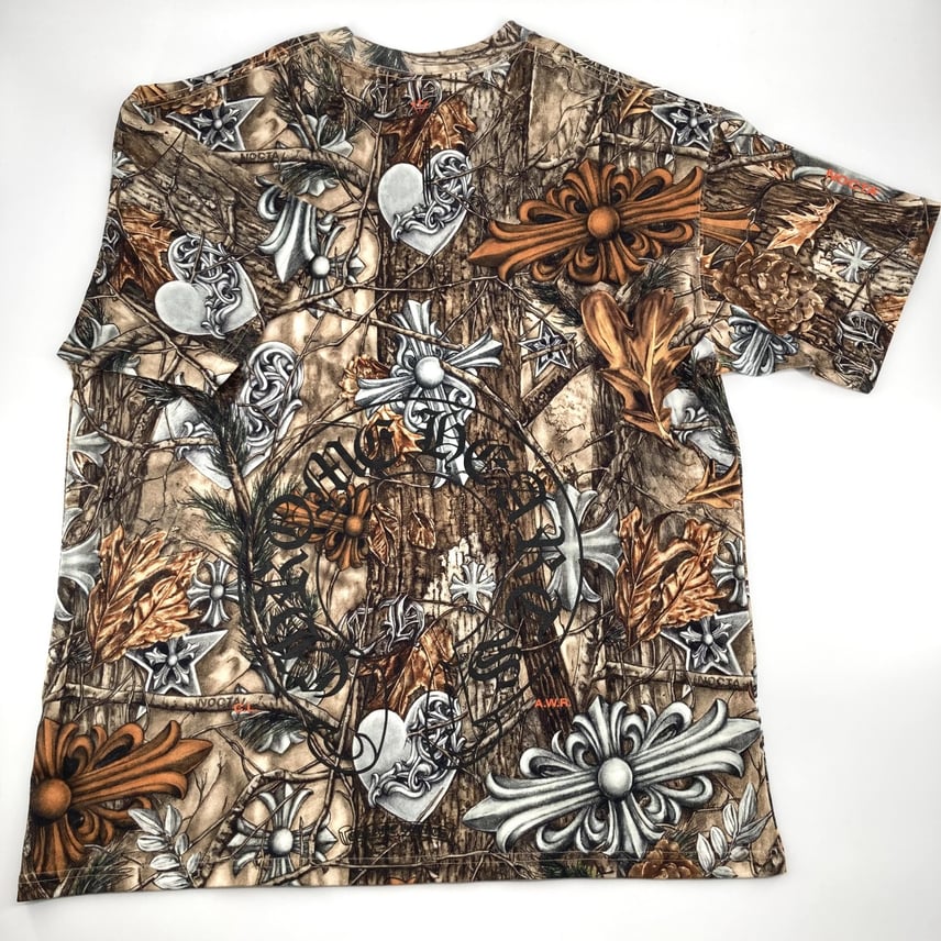 CHROME HEARTS（クロムハーツ） xNIKExNOCTAS/S T-Shirt Multi 半袖Ｔシャツ ブラウン×マルチカラー