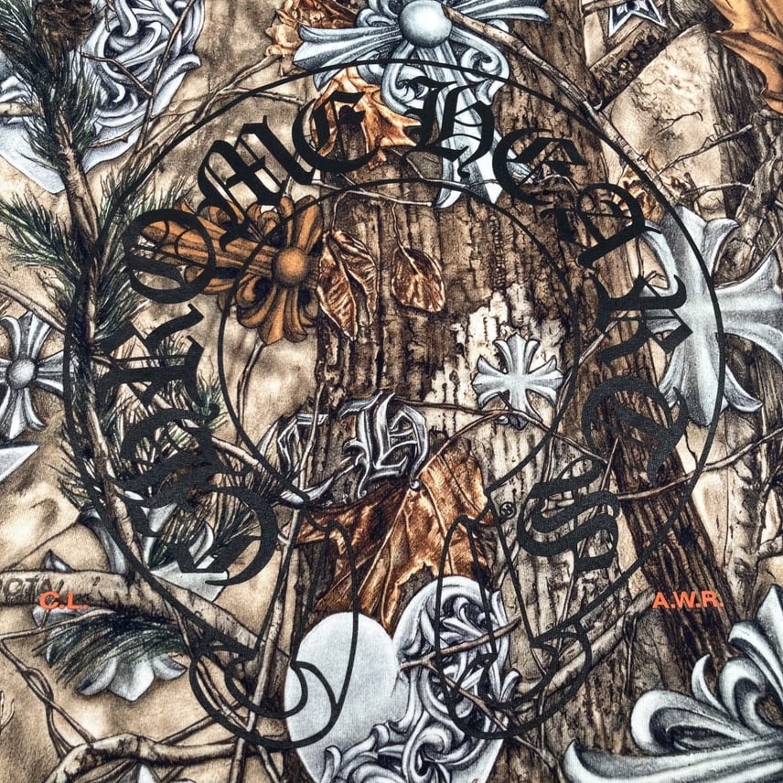 CHROME HEARTS（クロムハーツ） xNIKExNOCTAS/S T-Shirt Multi 半袖Ｔシャツ ブラウン×マルチカラー