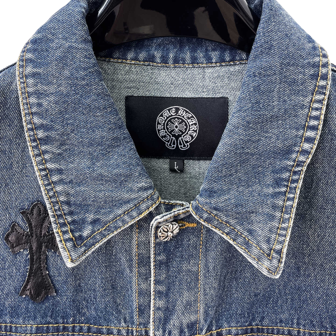 Chrome Hearts クロムハーツ 新作 デニムジャケット アウター ブルー/ブラック