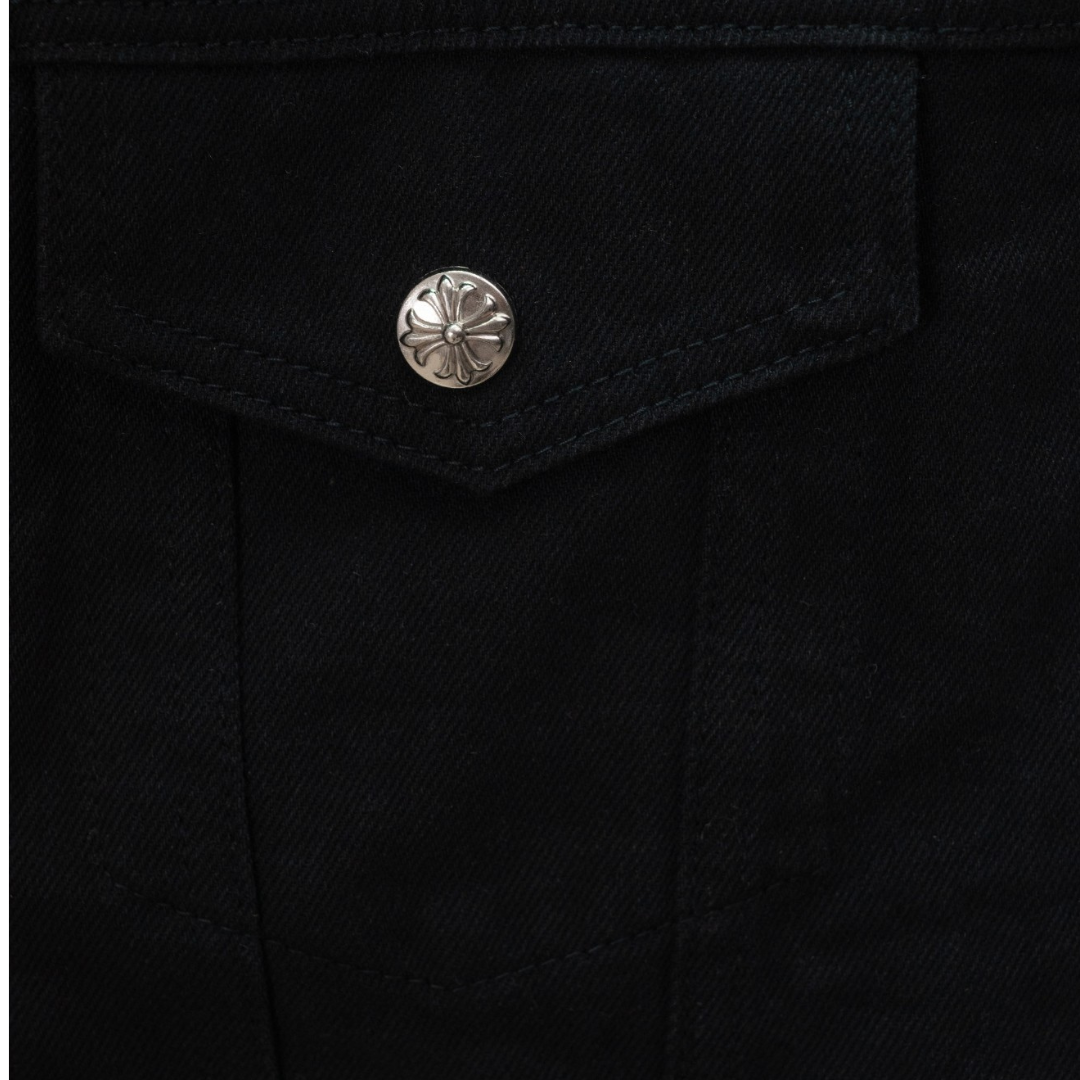 Chrome Hearts クロムハーツ  カラーパッチレザー ムートンカラー ジャケット アウター