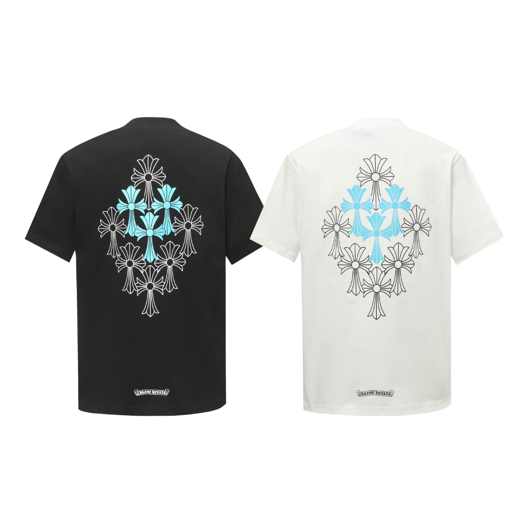 Chrome Hearts Tシャツ黒&白 H0112