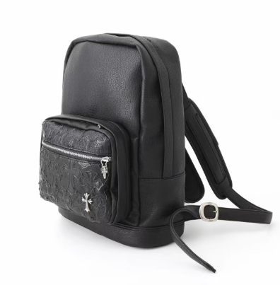 クロムハーツ【CHROMEHEARTS】 7th GRADEリュックサック/バックパック/セメタリークロスパッチ/レザー