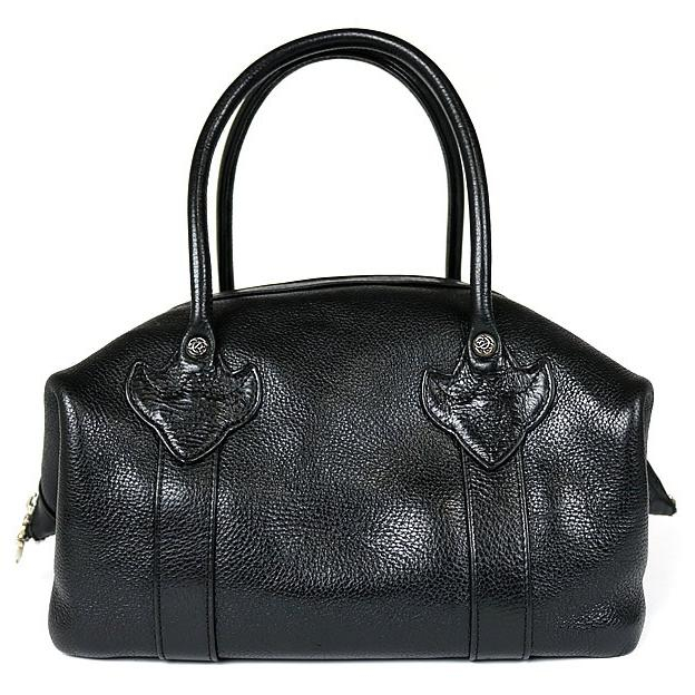 CHROME HEARTS クロムハーツ ラージクロス ハンドバッグ レザー