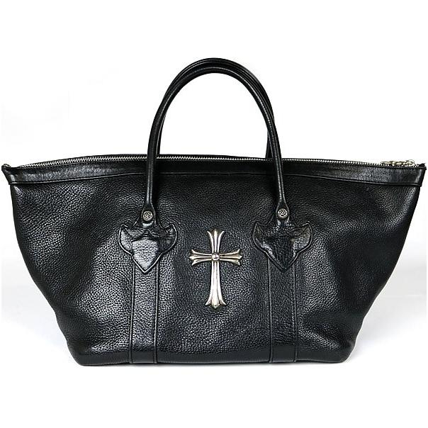 CHROME HEARTS クロムハーツ ラージクロス ハンドバッグ レザー