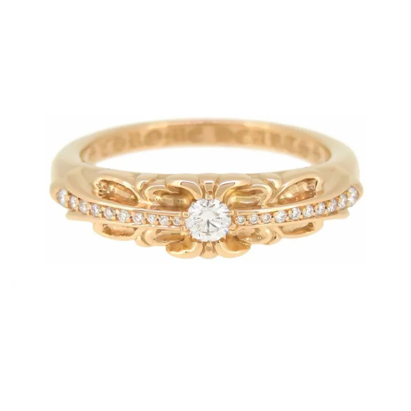 22kgp ゴールド フローラルリング上級ジルコニア平野紫耀 シルバー925素材 22kgp ゴールド フローラルリング上級ジルコニア平野