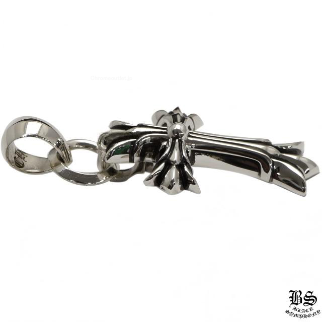 クロムハーツ ダブルCHクロスペンダントスモール with ベイル