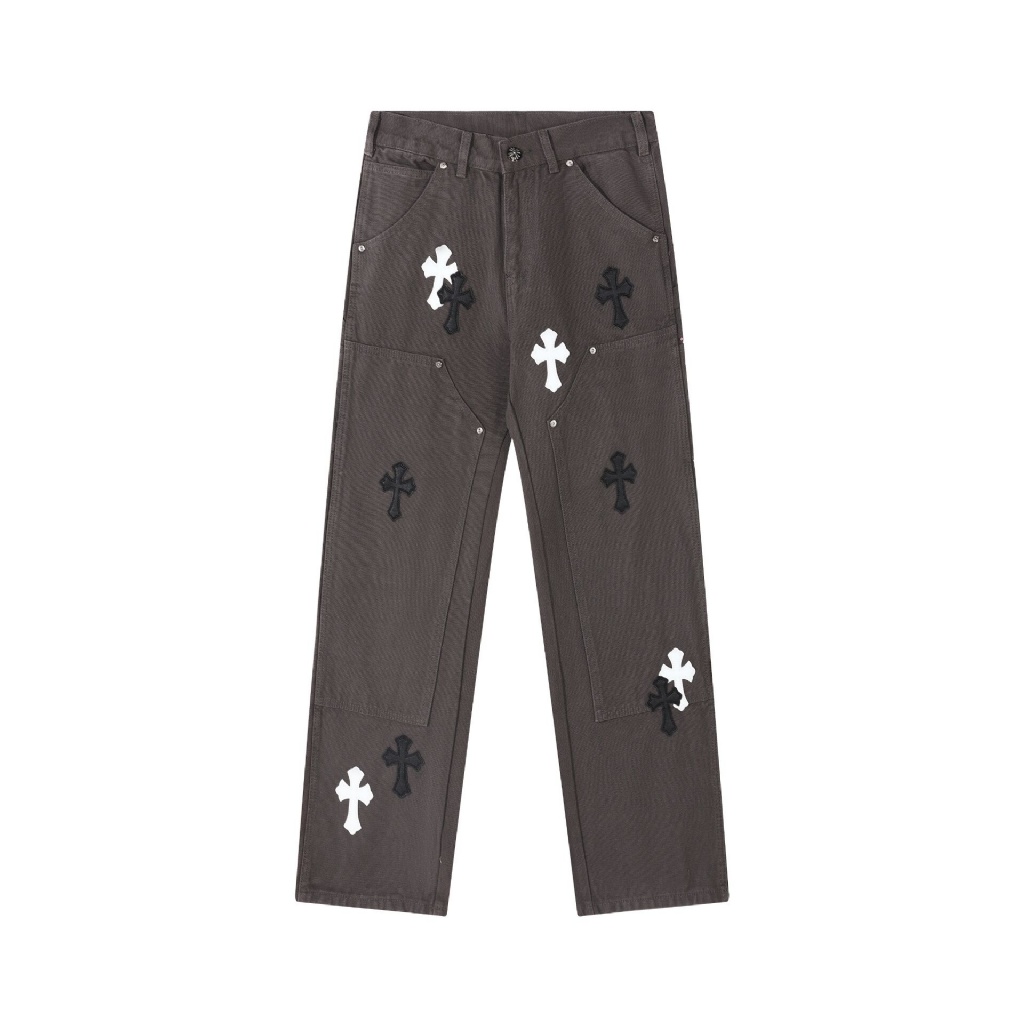 Chrome Hearts（クロムハーツ） セメタリー クロス パッチ ジーンズ