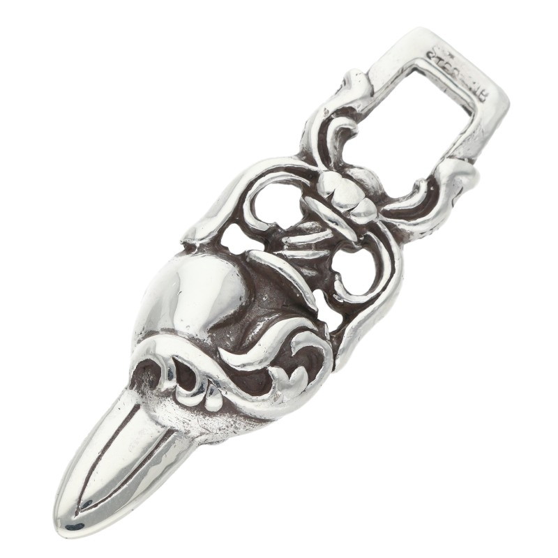 Chrome Hearts クロムハーツサークルクロスツインクロスネックレス