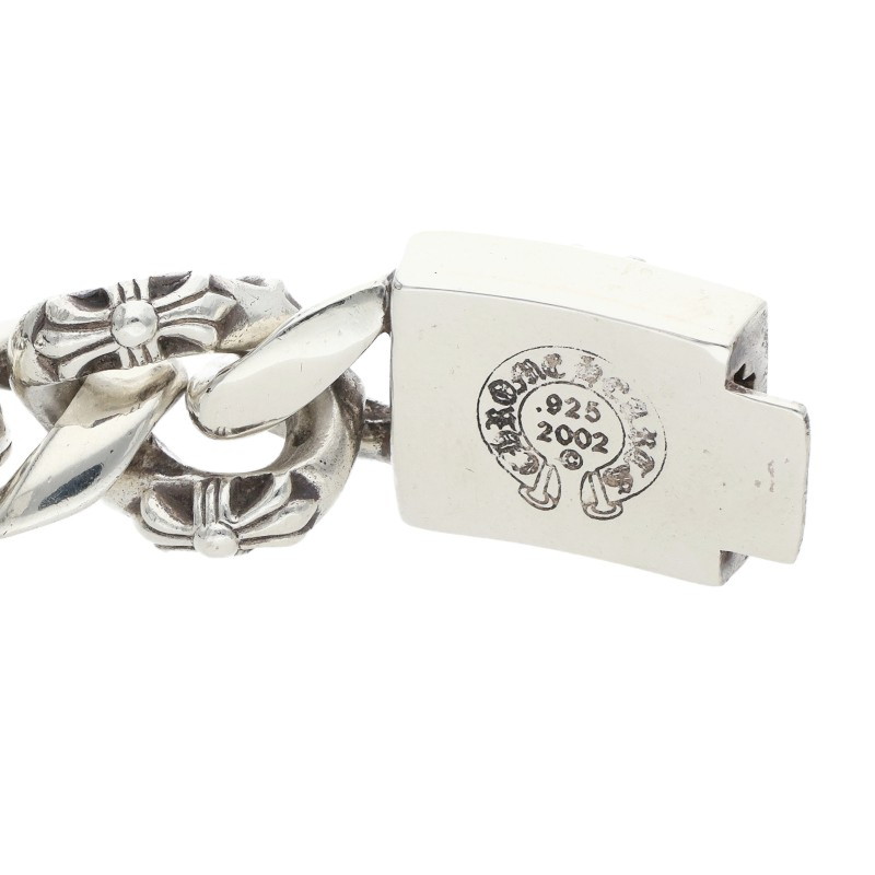 CHROME HEARTS クロムハーツ ベビーIDフローラルクロスブレスレット