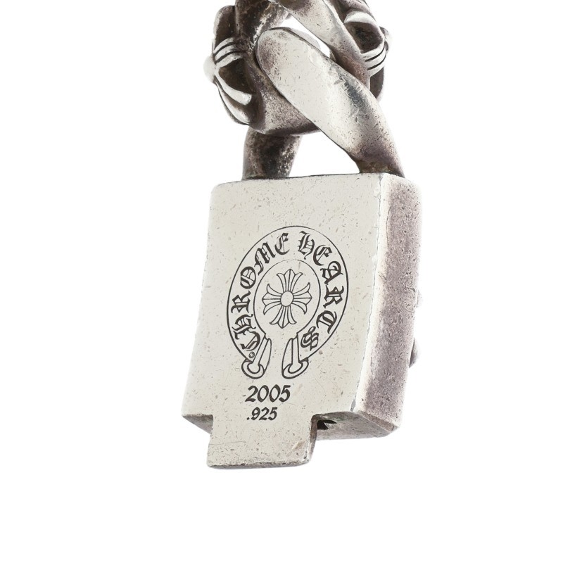 CHROME HEARTS クロムハーツベビーIDフローラルクロスブレスレット