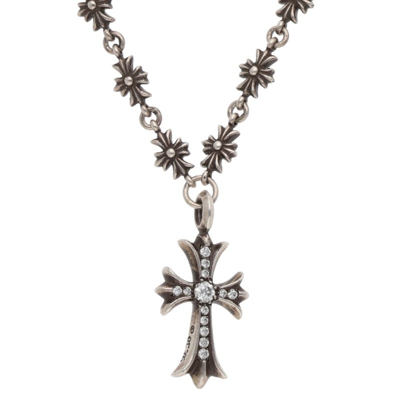 Chrome Hearts PAVEダイヤ/シルバーネックレスネックレス