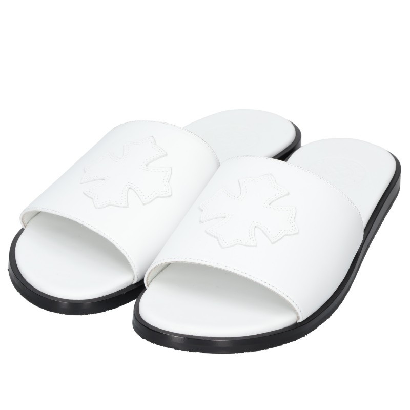 Chrome Hearts CHプラスパッチレザーサンダル CH SLIDE LEATHER