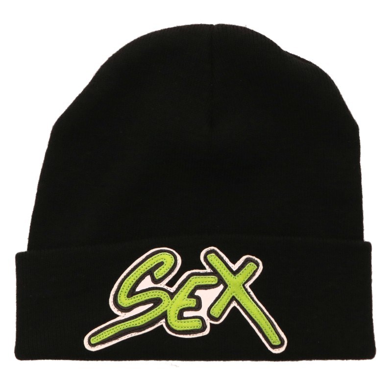 Chrome Hearts パッチビーニーキャップ SEX RECORDS