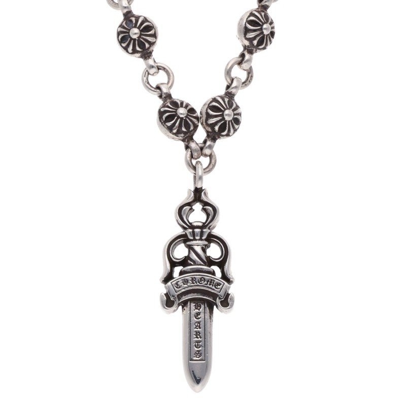 Chrome Hearts クロムハーツ サークルクロス ツインクロスネックレス
