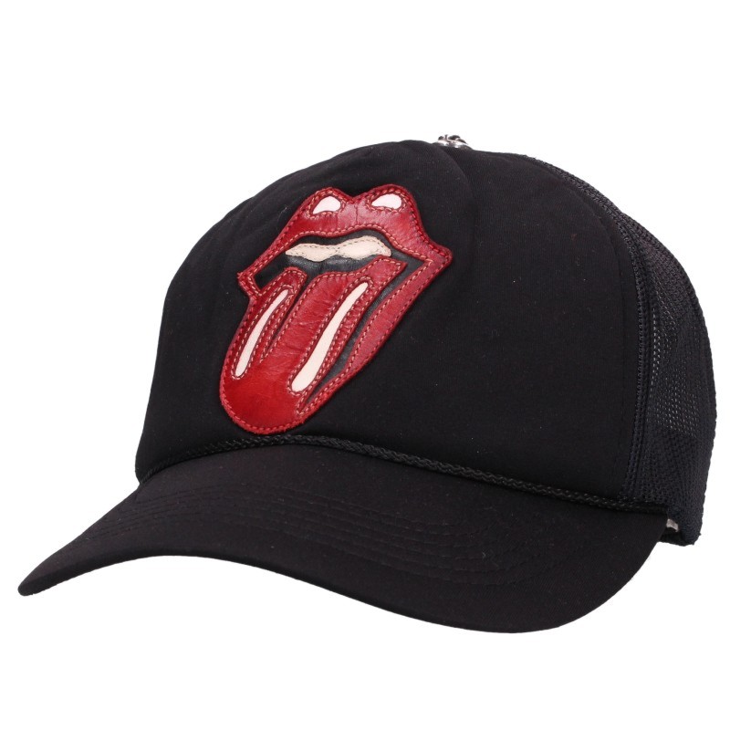 Chrome Hearts リップアンドタンパッチメッシュ帽子 TRUCKER CAP/トラッカーキャップ