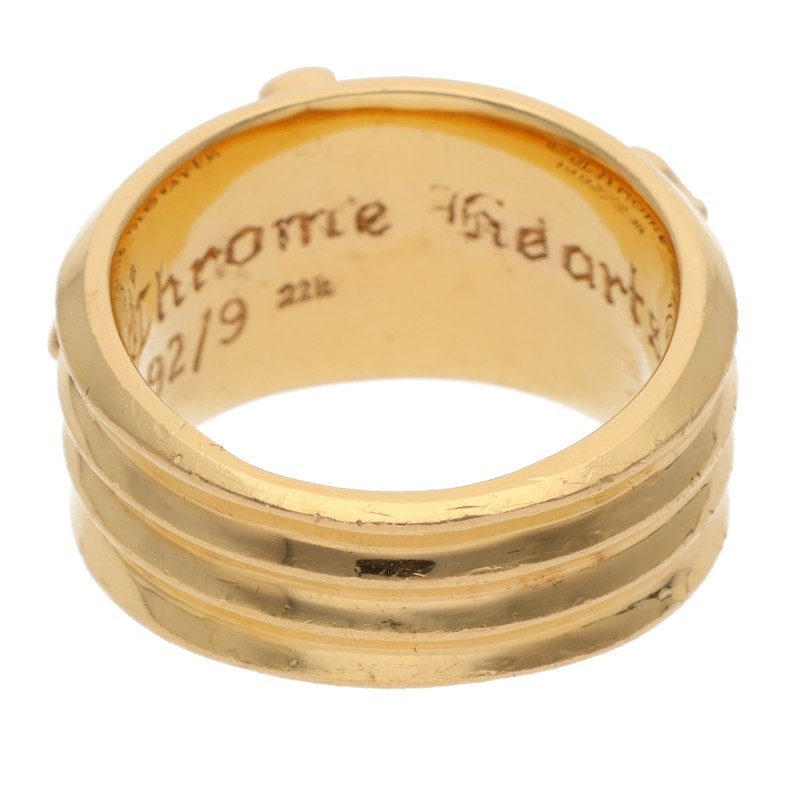 Chrome Hearts PAVEダイヤ/ゴールドリングリング 22K DAGGER P/DMND/ダガー