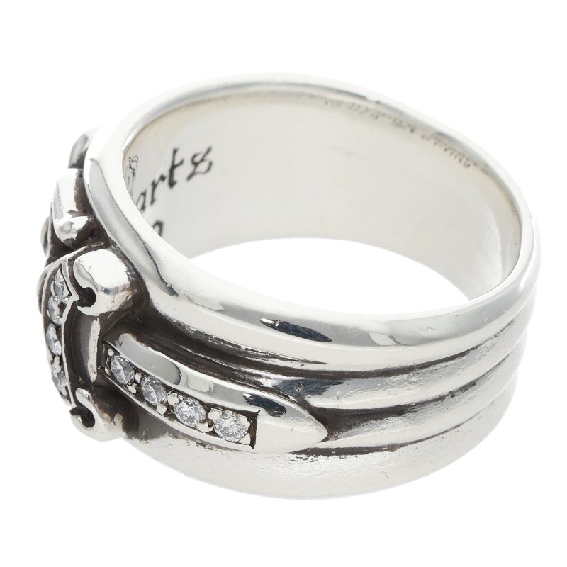 Chrome Hearts PAVEダイヤ/シルバーリング DAGGER P/DMND/ダガー