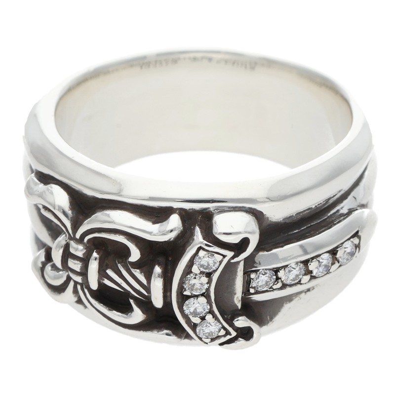 Chrome Hearts PAVEダイヤ/シルバーリング DAGGER P/DMND/ダガー